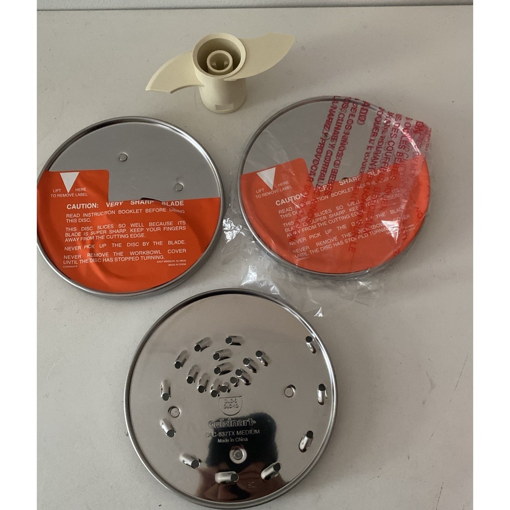 Cuisinart DLC-8 10 Shred DLC-837TX Slice DLC-844TX Discs Dough Blade Parts
